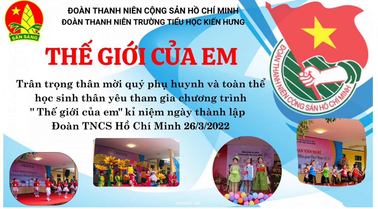 Chi đoàn Tiểu học Kiến Hưng phát động cuộc thi “THẾ GIỚI CỦA EM”