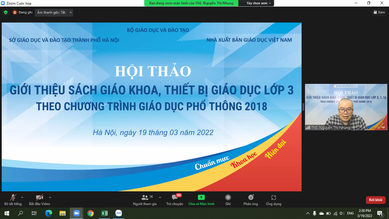 Hội nghị Giới thiệu sách giáo khoa lớp 3 Chương trình giáo dục phổ thông 2018