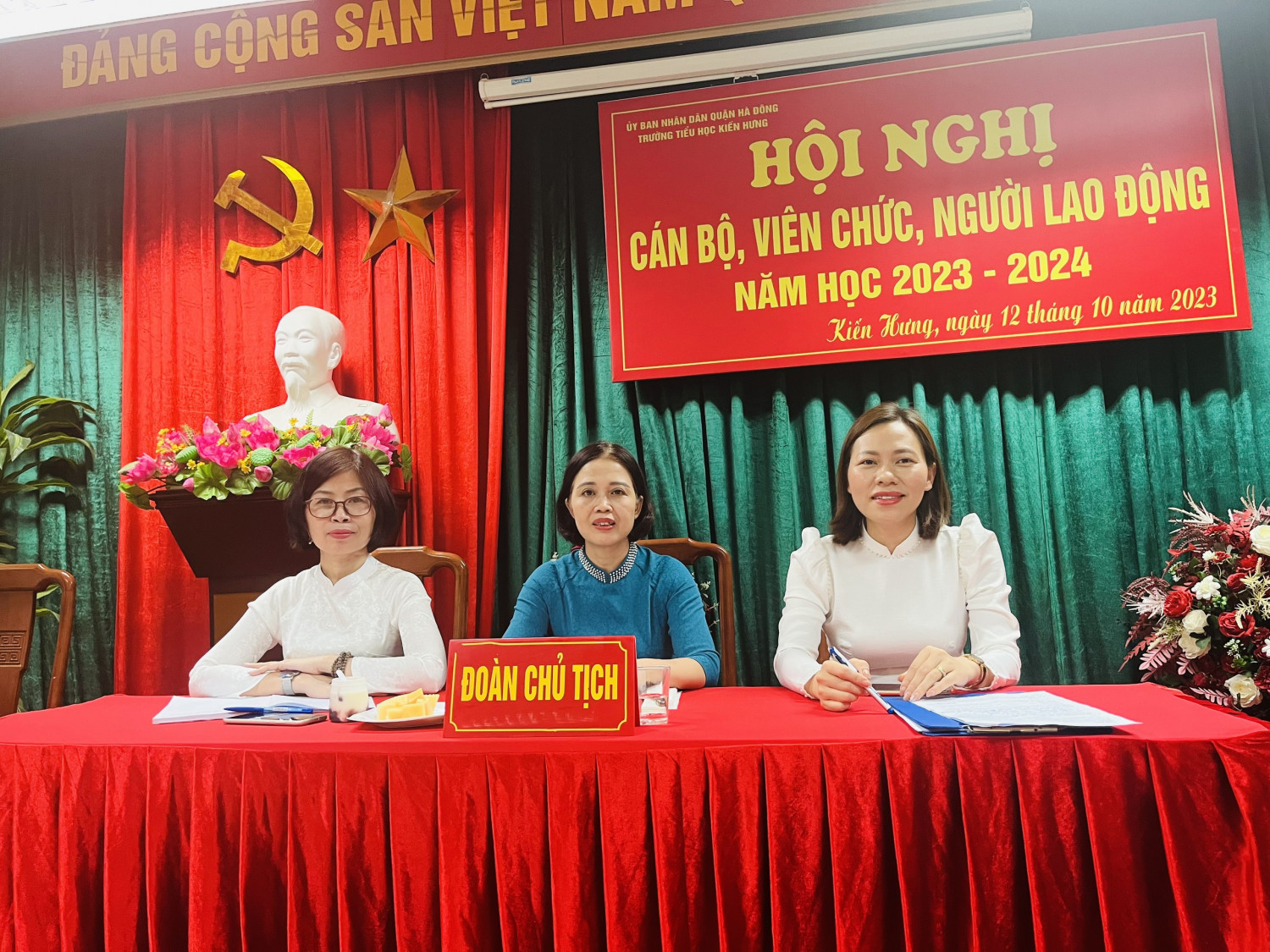 HỘI NGHỊ CÁN BỘ, VIÊN CHỨC VÀ NGƯỜI LAO ĐỘNG NĂM HỌC   2023-2024