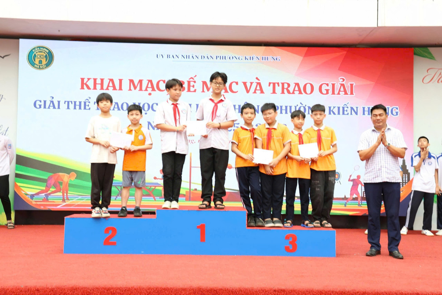 🏅🎉VINH DANH HỌC SINH XUẤT SẮC – TỎA SÁNG TẠI GIẢI THỂ THAO PHƯỜNG KIẾN HƯNG🎉🏅