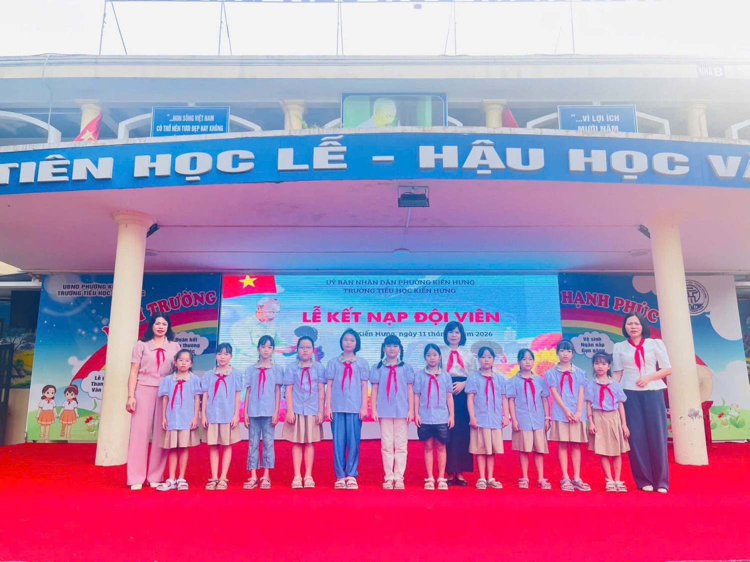 🎉 TRƯỜNG TIỂU HỌC KIẾN HƯNG TỔ CHỨC LỄ KẾT NẠP ĐỘI VIÊN ĐỢT 2 🎉