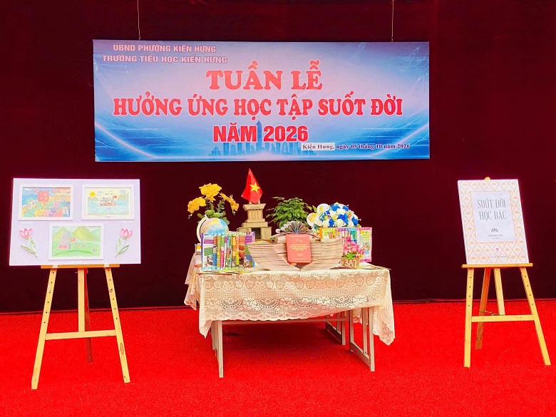 📚🌱 TRƯỜNG TIỂU HỌC KIẾN HƯNG PHÁT ĐỘNG TUẦN LỄ HƯỞNG ỨNG HỌC TẬP SUỐT ĐỜI NĂM HỌC 2026–2027🌱📚