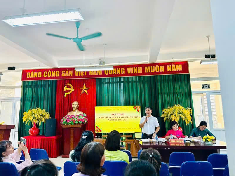 🎉 TRƯỜNG TIỂU HỌC KIẾN HƯNG TỔ CHỨC THÀNH CÔNG HỘI NGHỊ CÁN BỘ, VIÊN CHỨC VÀ NGƯỜI LAO ĐỘNG NĂM HỌC 2026 – 2027 🎉